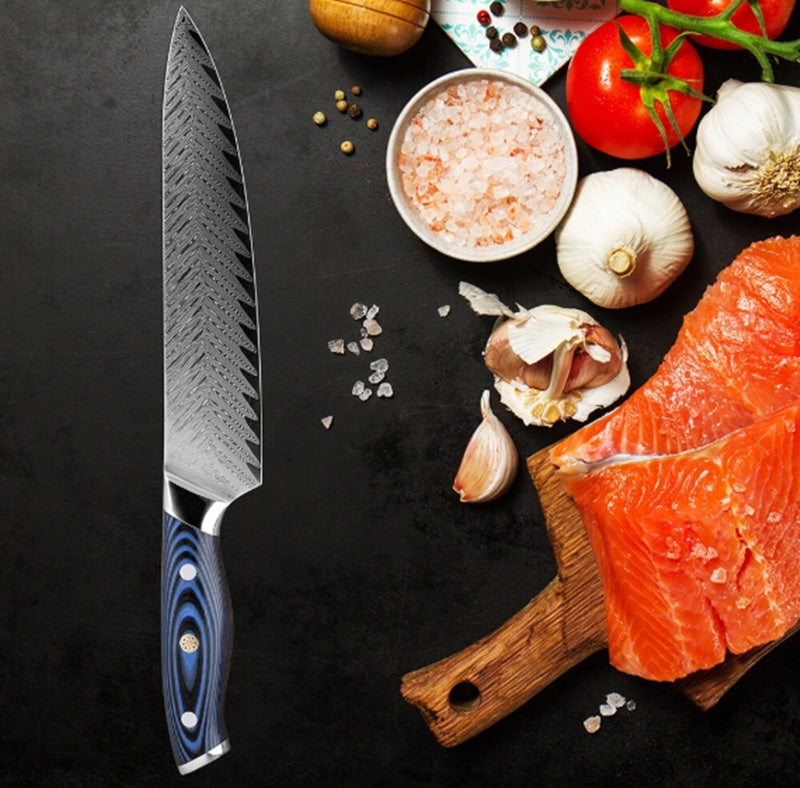 Home Damascus Knife Kitchen Stainless Steel Set