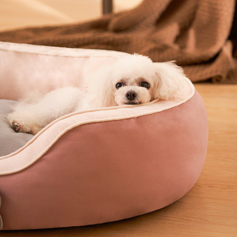 Pet Cat Bed Soft Sofa Warm Dog Bed Bench Cat Puppy Sleep Kennel Pet House for Small Medium Pet Supplies