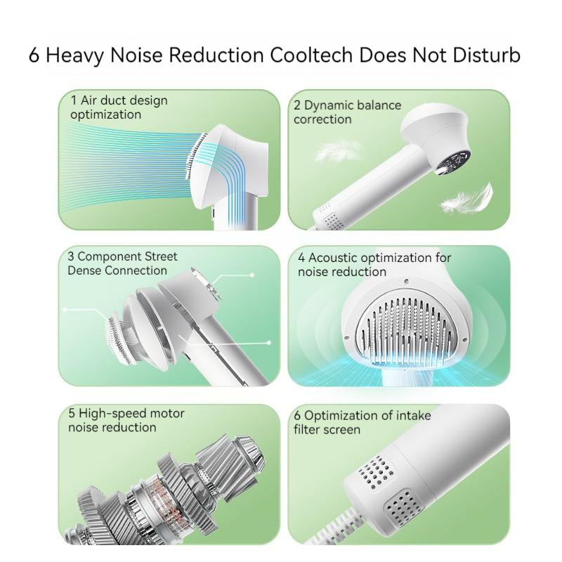 Pet Smart Hair Dryer Cat Dog Grooming Blow & Comb Silent No Harm Pet Supplies Pet Products