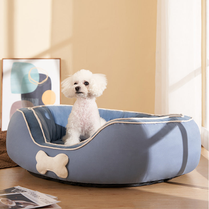 Pet Cat Bed Soft Sofa Warm Dog Bed Bench Cat Puppy Sleep Kennel Pet House for Small Medium Pet Supplies