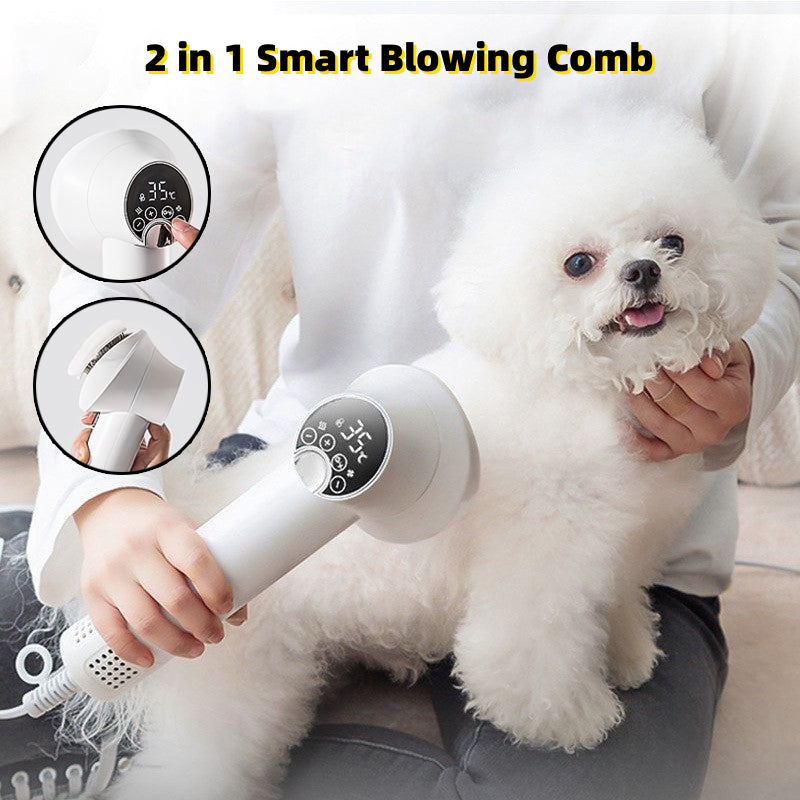 Pet Smart Hair Dryer Cat Dog Grooming Blow & Comb Silent No Harm Pet Supplies Pet Products