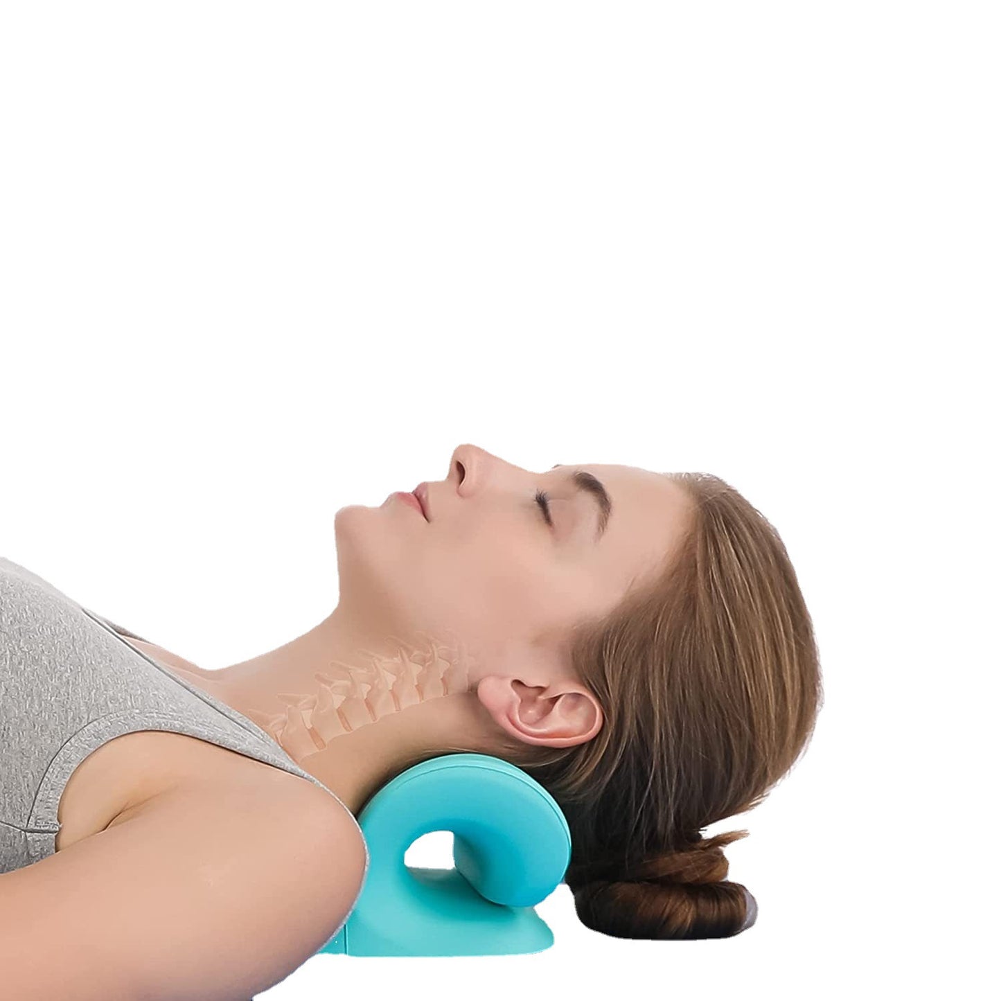 Memory Neck Cervical Chiropractic Traction Device Pillow for Pain Relief Stretcher Relaxer