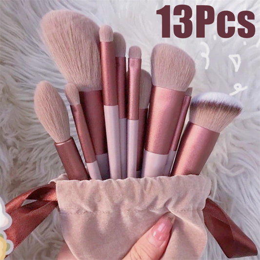 Makeup 13 pcs Brush Set Make Up Concealer Blush Powder Brush Eye Shadow Highlighter Foundation Brush Cosmetic Beauty Tools