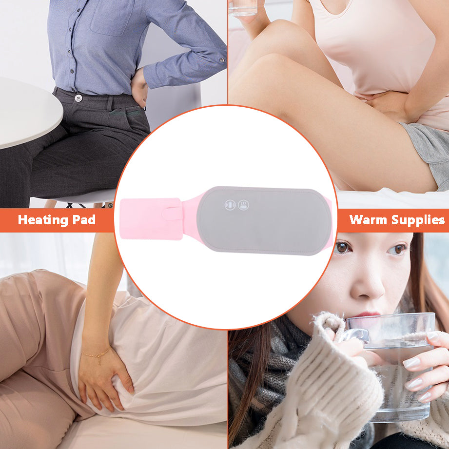 Heating Comfort Pad Portable Cordless Belt Period Relief for Women