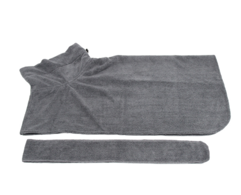 Pet Absorbent Bathrobe Waist-wrapped Microfiber