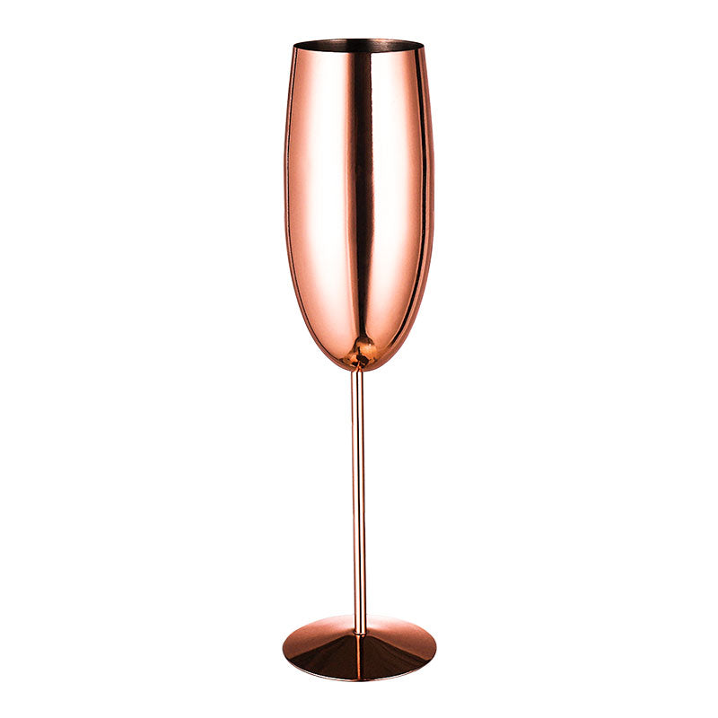 Home Decor Stainless Steel Champagne Glass Goblet