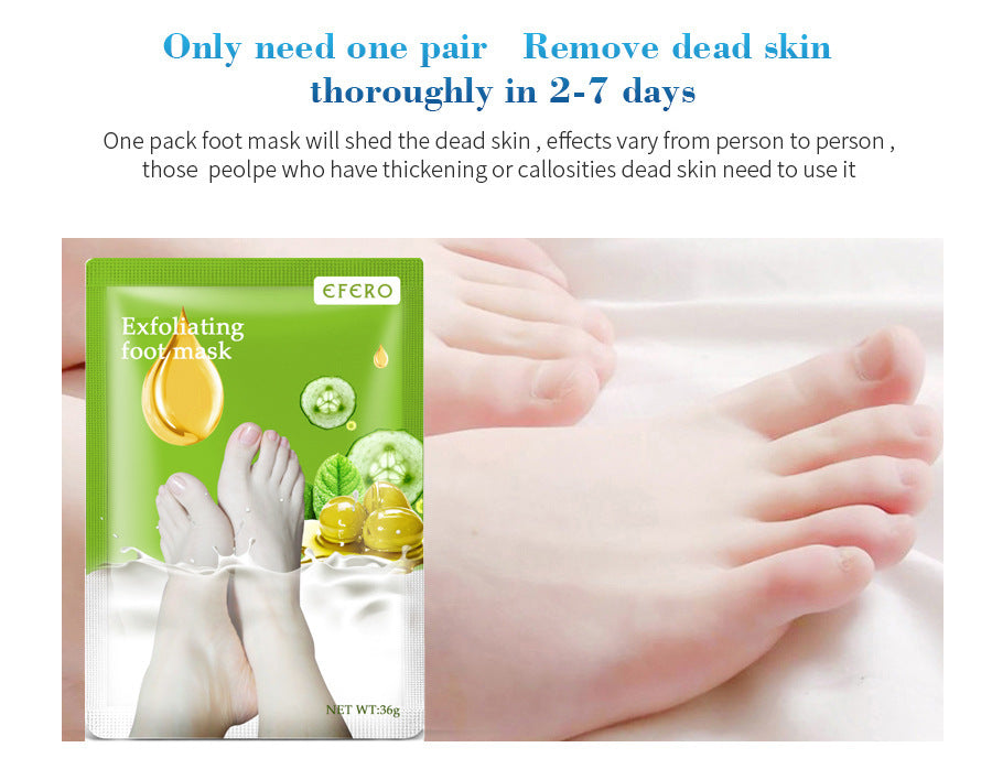 Mask Foot Exfoliating Mask Foot SPA Pedicure Socks Removes Dead Skin Whitening Heels Feet Peeling Anti Cracked Foot Skin Care