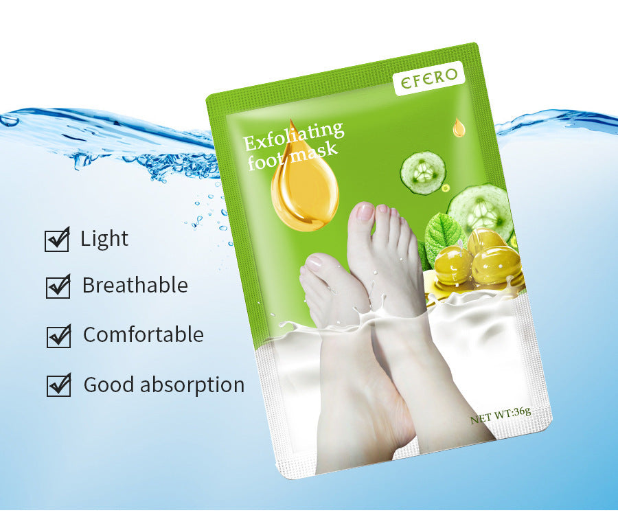 Mask Foot Exfoliating Mask Foot SPA Pedicure Socks Removes Dead Skin Whitening Heels Feet Peeling Anti Cracked Foot Skin Care