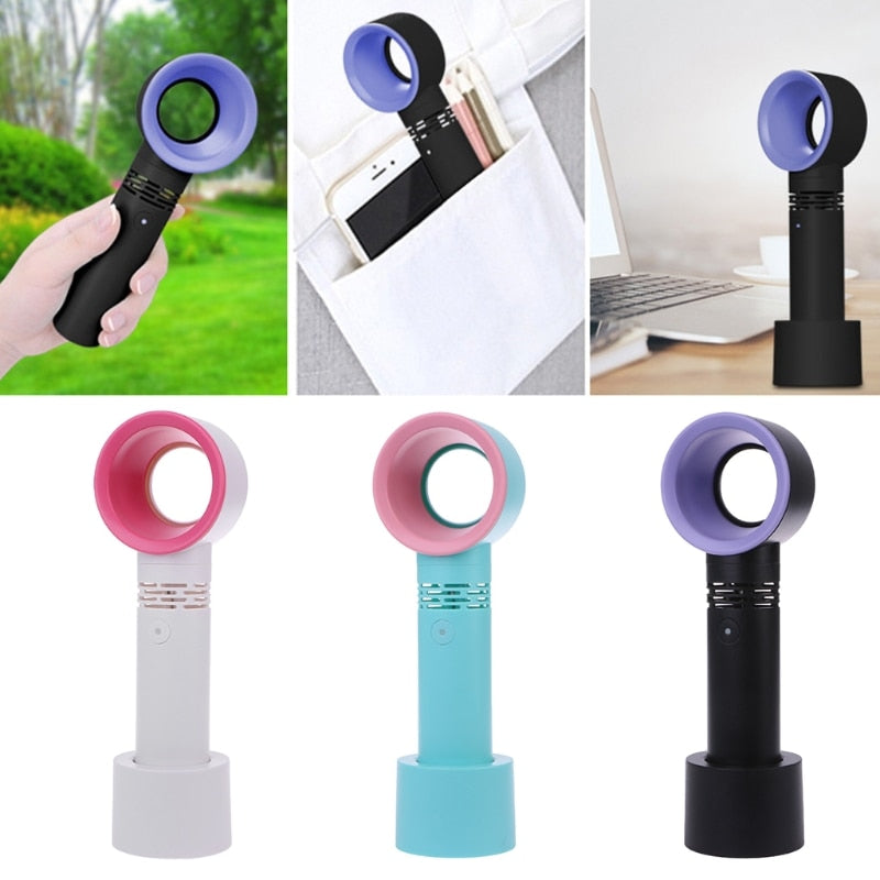 Portable Bladeless Fan- USB Charging Air Circulator