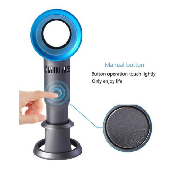 Portable Bladeless Fan- USB Charging Air Circulator