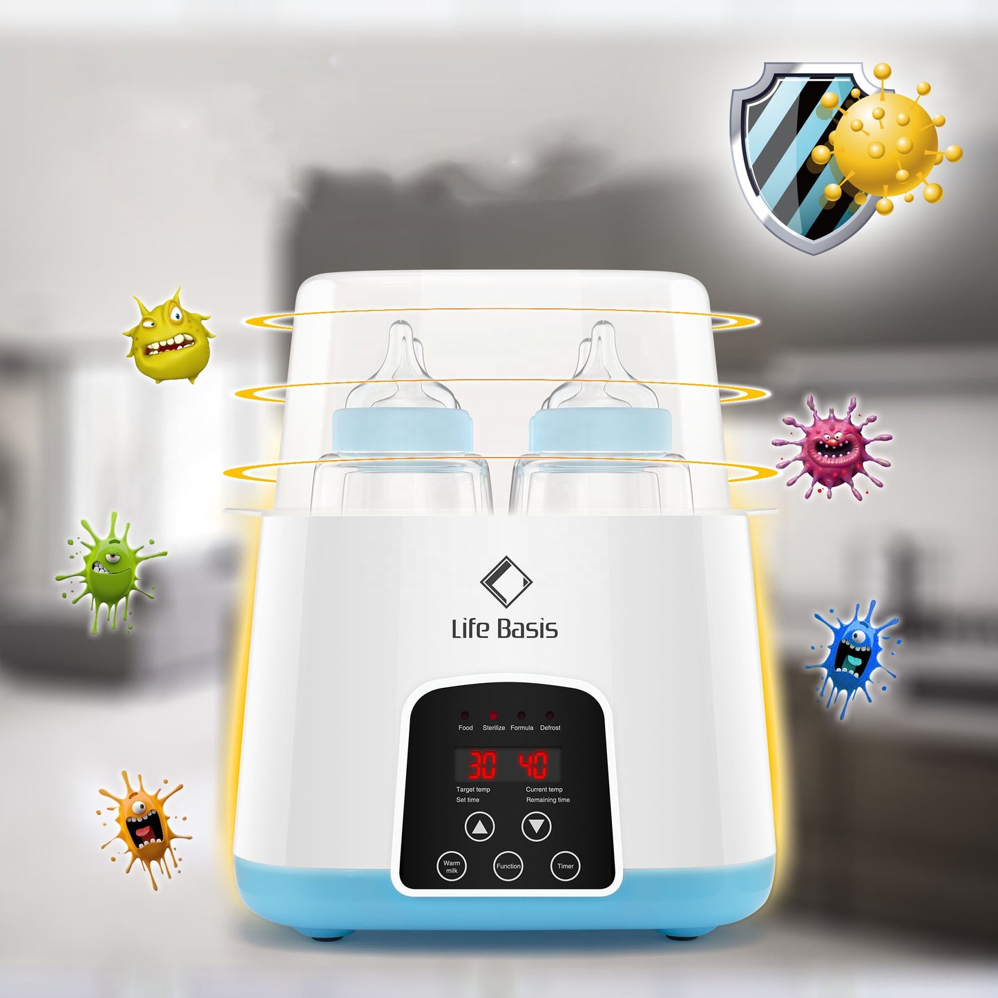 Infant Food Beverage Smart Automatic Bottle Heating Thermostat