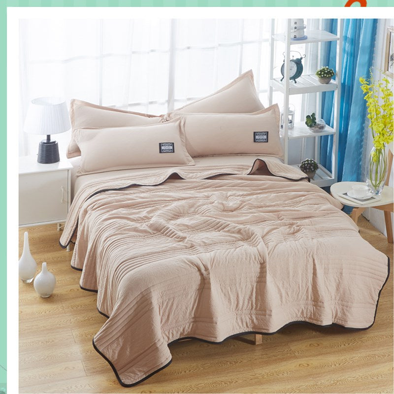 Home Luxury Cooling Pure Color Quilt Summer Cool Quilt Blanket