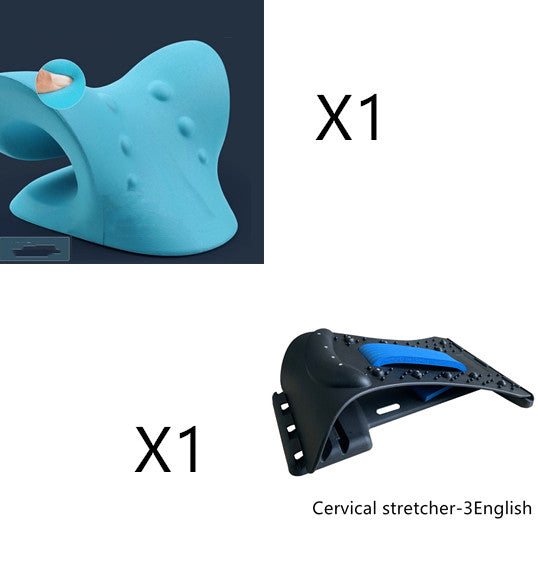 Memory Neck Cervical Chiropractic Traction Device Pillow for Pain Relief Stretcher Relaxer