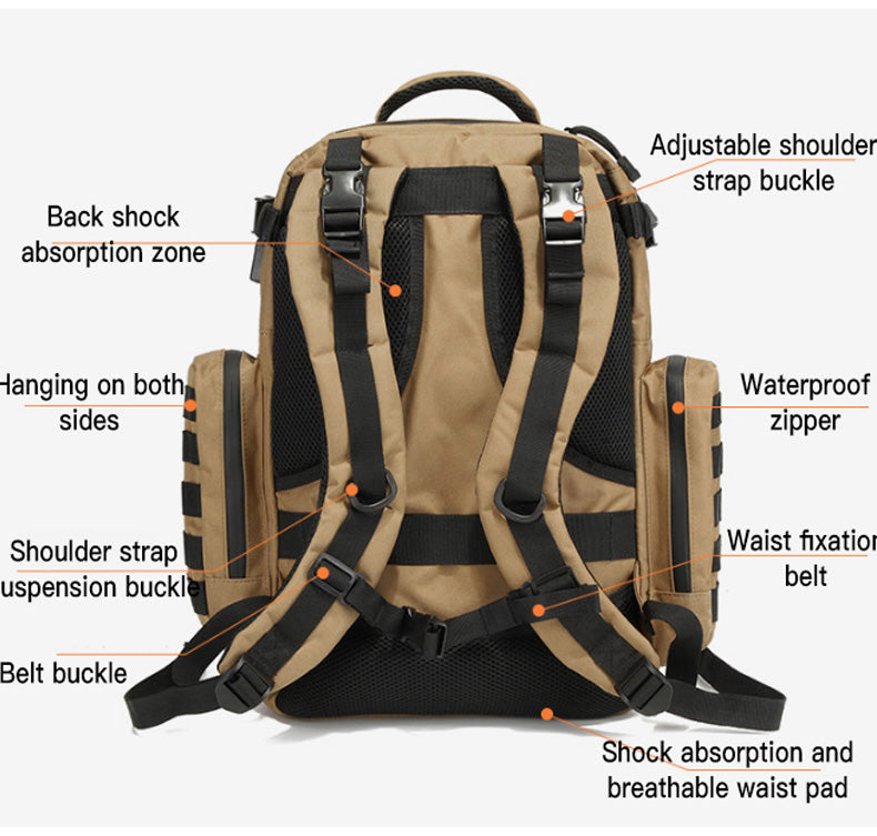 Camouflage Hiking Waterproof Backpack