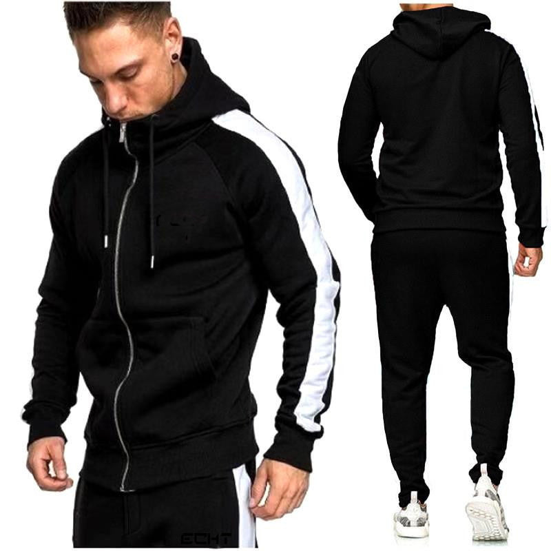 Men's Casual Cardigan Jogging Sports Suit