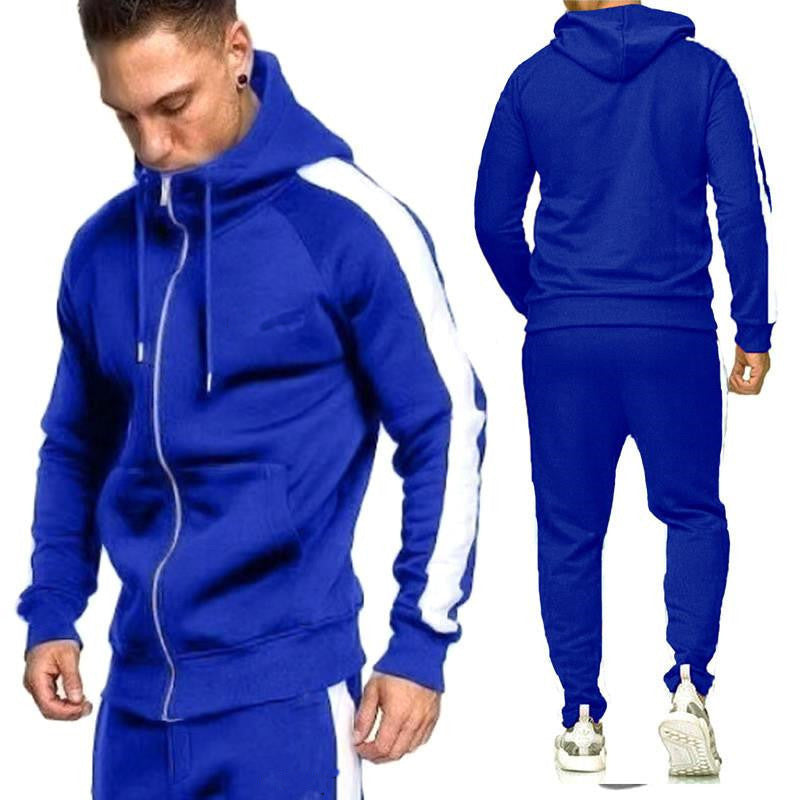 Men's Casual Cardigan Jogging Sports Suit