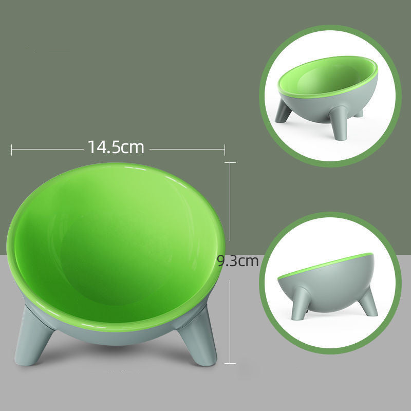 Pet Cat Dog Bowl with Stand Pet Feeding Food Bowls Dogs Bunny Rabbit Nordic Color Feeder Product Supplies Pet Accessories