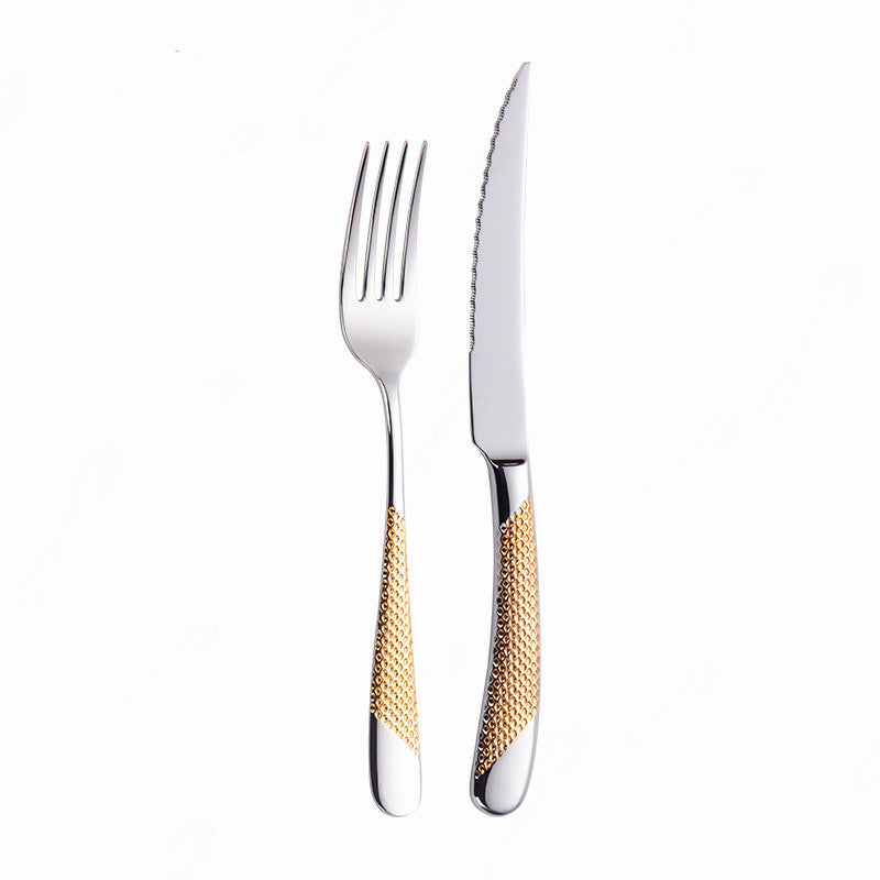 Home Stylish Luxury Stainless Steel Classic Style Cutlery Set