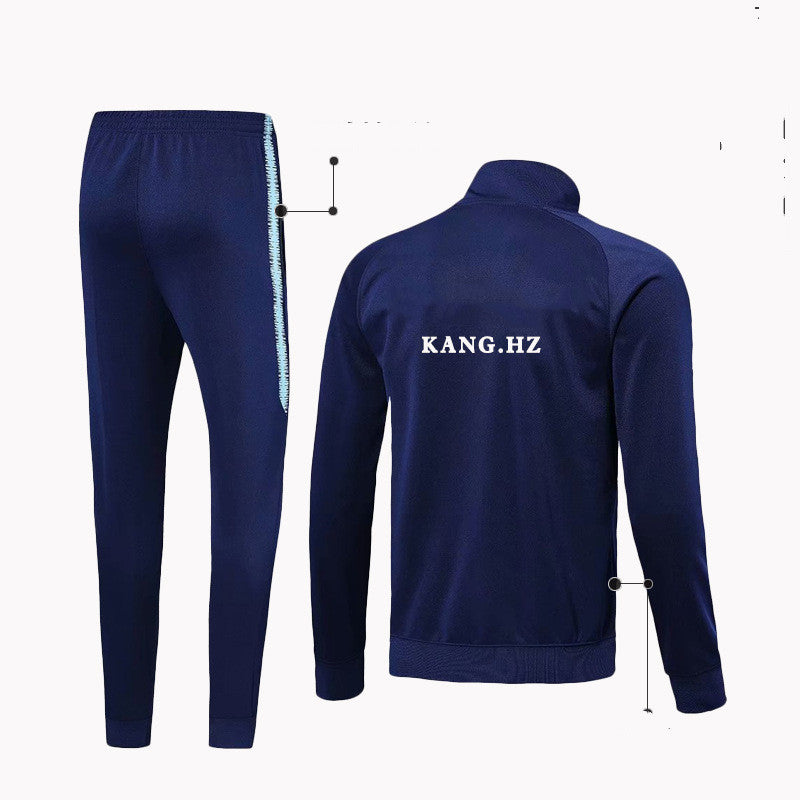 Men's Exercise Two-piece Running Suit Long-sleeved Cardigan