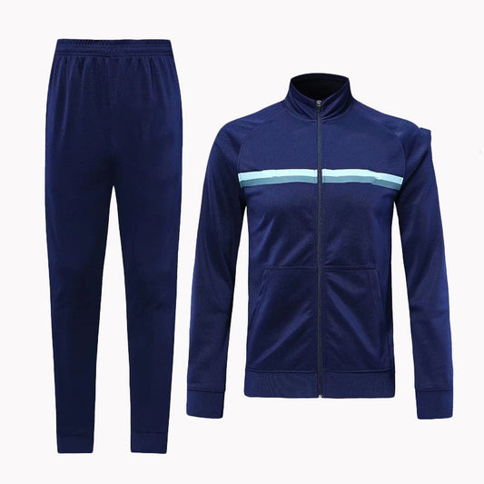 Men's Exercise Two-piece Running Suit Long-sleeved Cardigan