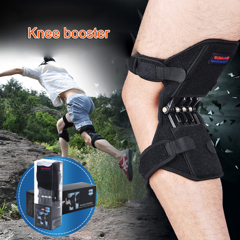 High Quality Knee Brace Spring Patella Booster Support for Squat Sports Knee Stabilizer