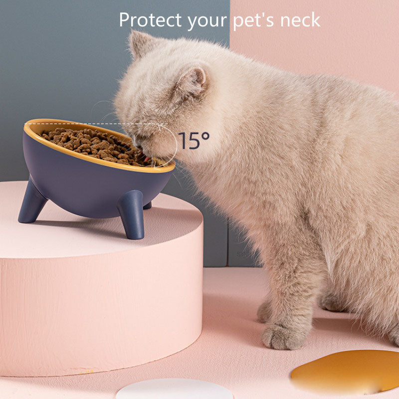 Pet Cat Dog Bowl with Stand Pet Feeding Food Bowls Dogs Bunny Rabbit Nordic Color Feeder Product Supplies Pet Accessories