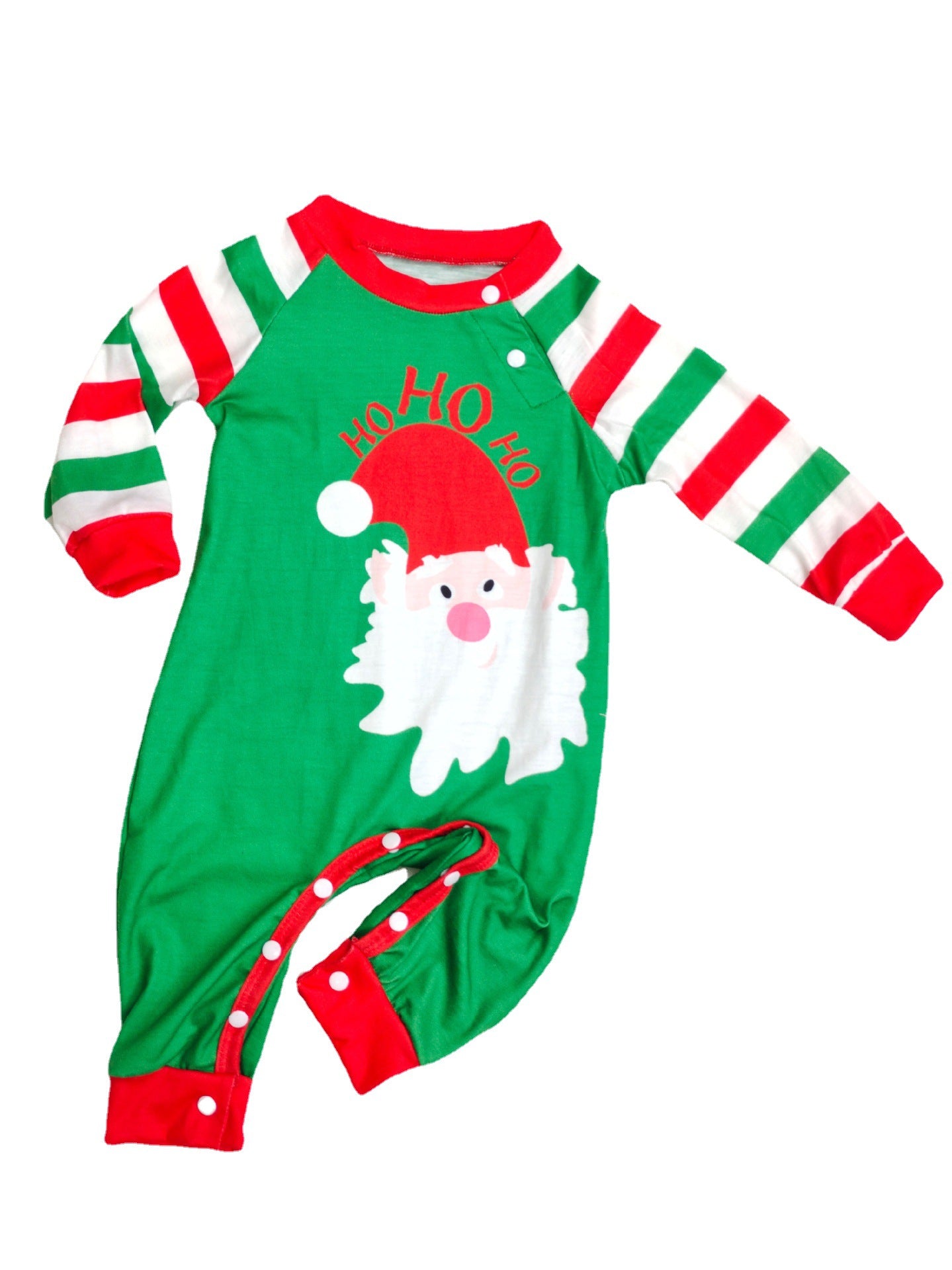 Holiday Family Christmas Pajamas Matching Sets Red Stripe Xmas Holiday Sleepwear Jammies Long Sleeve PJs Outfits