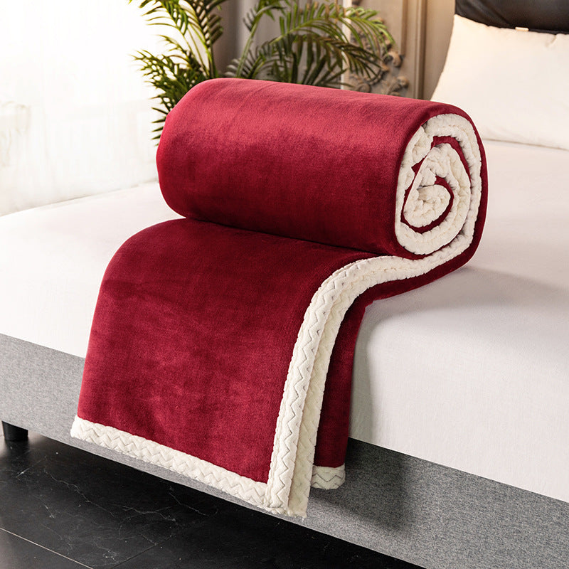 Home Luxury Double Thick Fleece Blanket