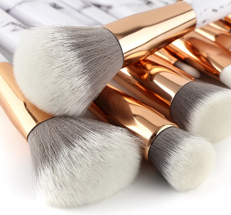 Makeup 11 pcs Marble Set Makeup Beauty Brush Kit 11 Makeup Brush Set