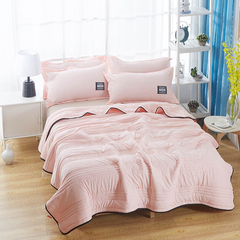 Home Luxury Cooling Pure Color Quilt Summer Cool Quilt Blanket