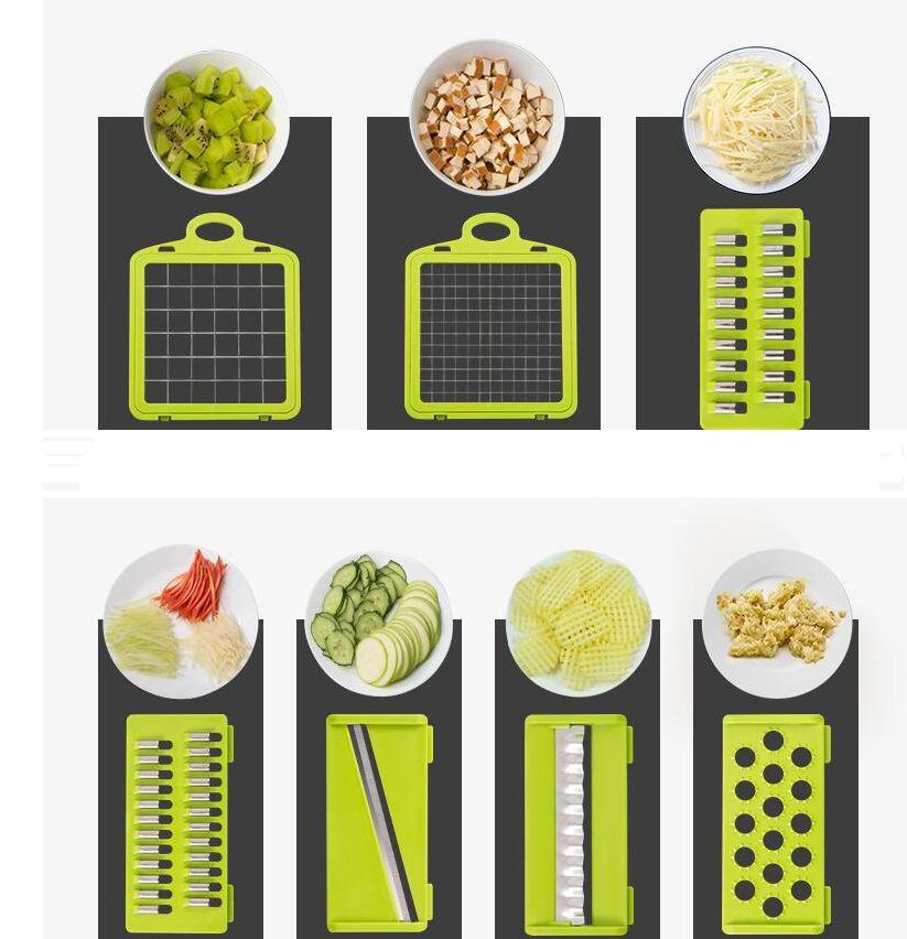 Multifunctional Vegetable Cutter Home Kitchen Slicing and Dicing Fruit Tool