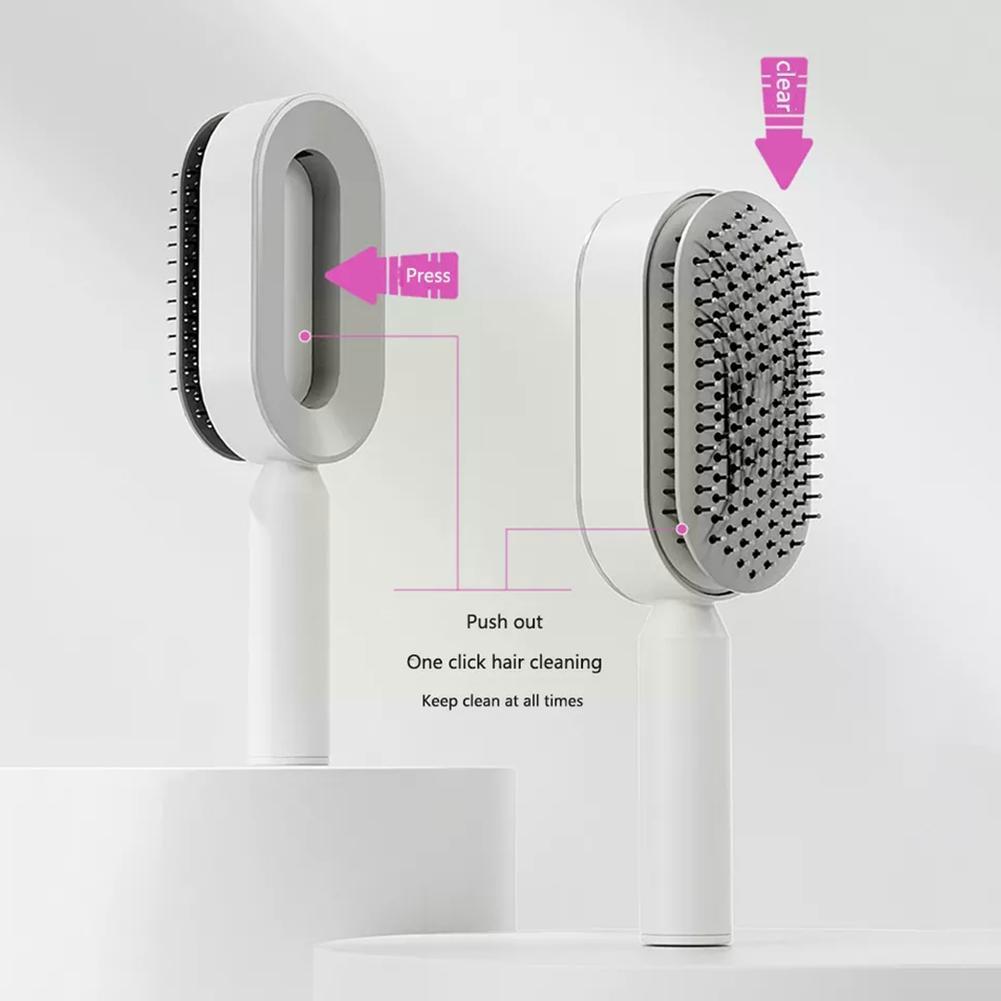 Women Hair Growth Self Cleaning Comb Hairbrush Men Scalp Massager Promote Blood Circulation Anti Hair Loss