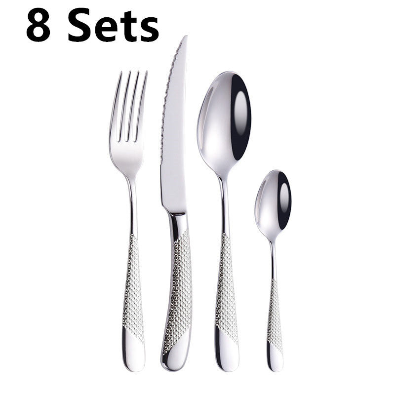 Home Stylish Luxury Stainless Steel Classic Style Cutlery Set