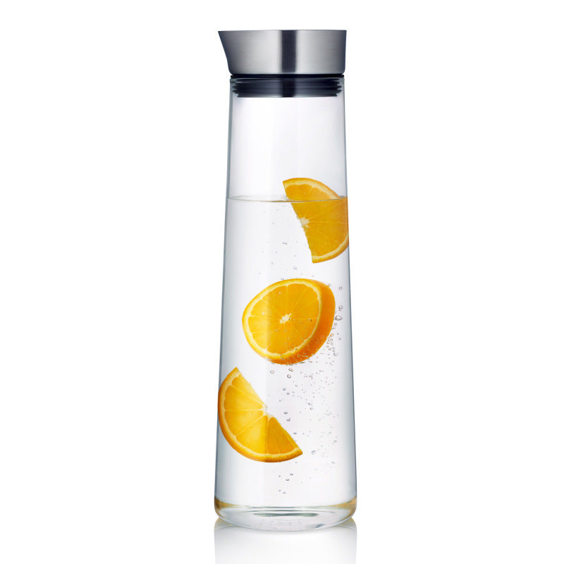 Home Thick Glass Heat-resistant Cold Water or Juice Large Capacity Cold Water Bottle Diffuser