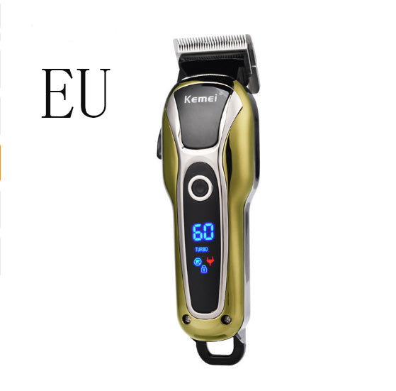 Men's Professional Hair Grooming Clippers Rechargeable Electric Beard Trimmer