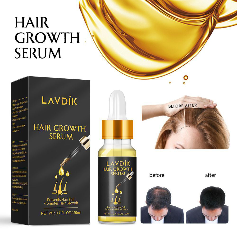 Women Hair Growth Serum Damaged Hair Repair Women Men's Fast Hair Growth Anti-hair Loss Oil