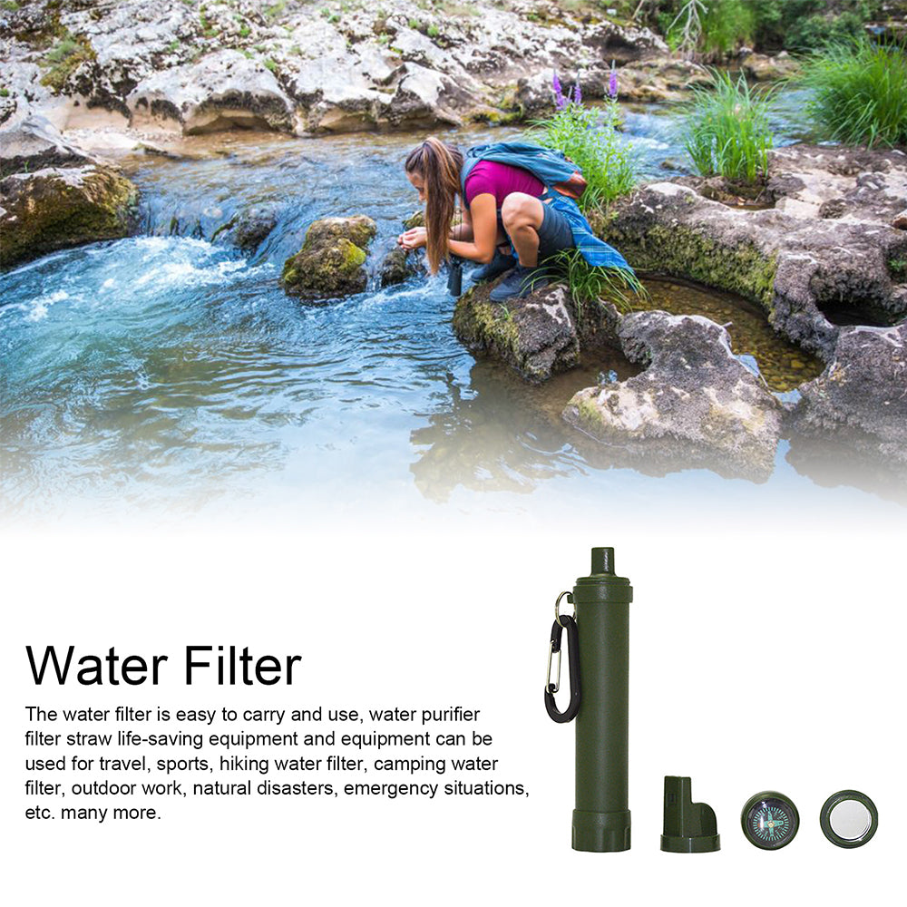 Camping Hiking Survival Water Filter