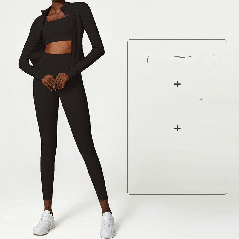 Women's Exercise 3-Piece Fashion Fitness Suit