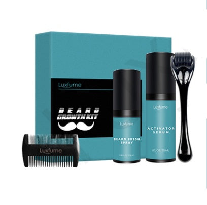 Men Beard Growth and Care Set