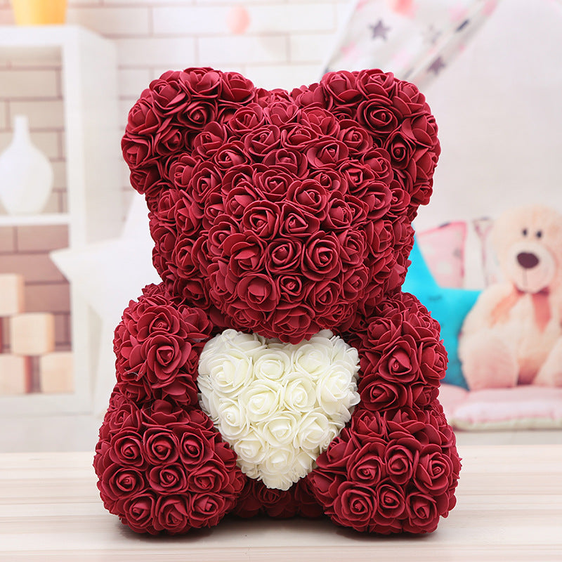 Valentine's Day Rose Bear Christmas All Season Holiday Gift