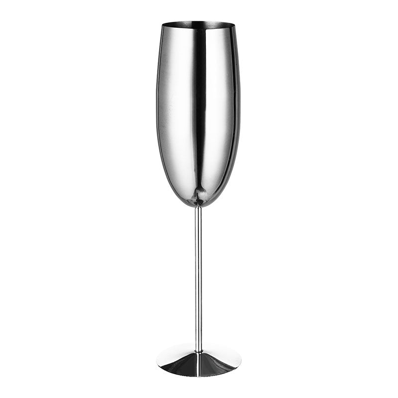 Home Decor Stainless Steel Champagne Glass Goblet