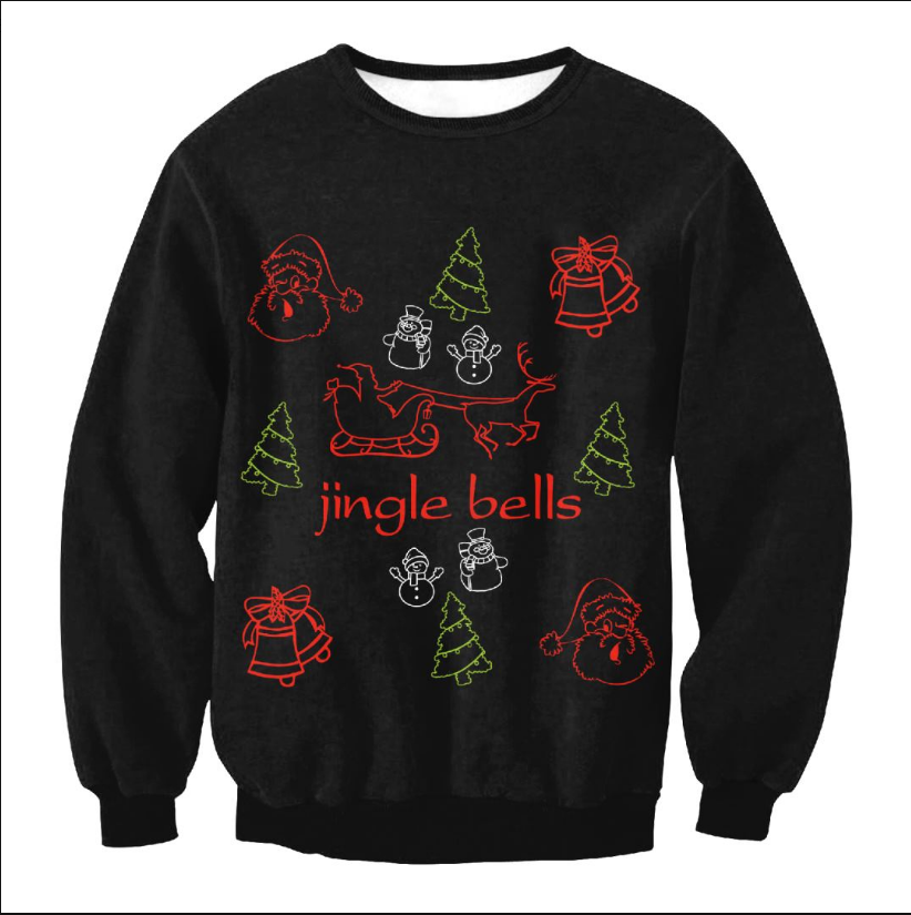 Holiday UGLY CHRISTMAS SWEATER Vacation Santa Elf Funny Women Men Sweaters Winterwear