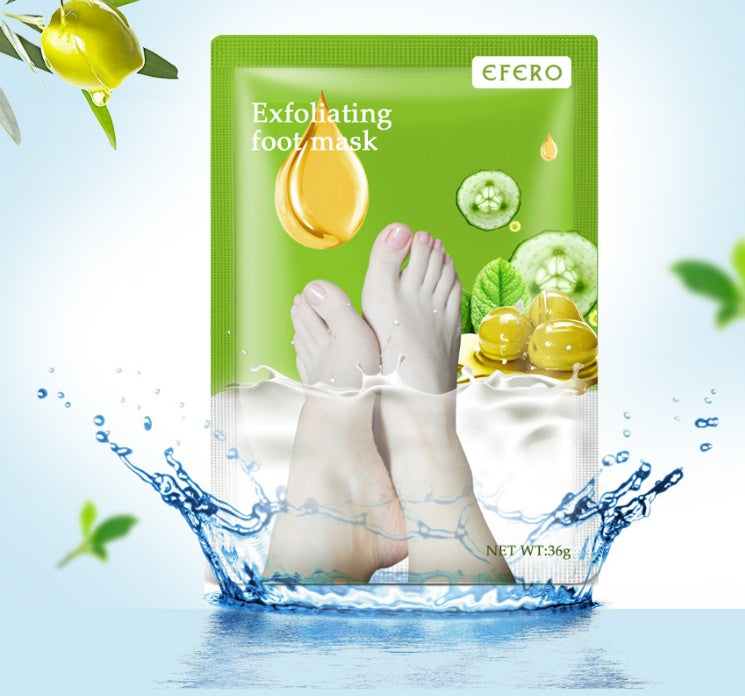 Mask Foot Exfoliating Mask Foot SPA Pedicure Socks Removes Dead Skin Whitening Heels Feet Peeling Anti Cracked Foot Skin Care