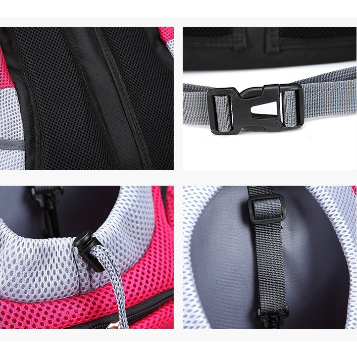 Pet Dog Carrier for Dogs Backpack Double Shoulder Travel Outdoor Carrier Bag Mesh