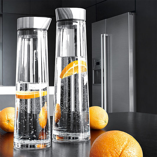 Home Thick Glass Heat-resistant Cold Water or Juice Large Capacity Cold Water Bottle Diffuser