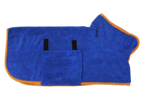 Pet Absorbent Bathrobe Waist-wrapped Microfiber