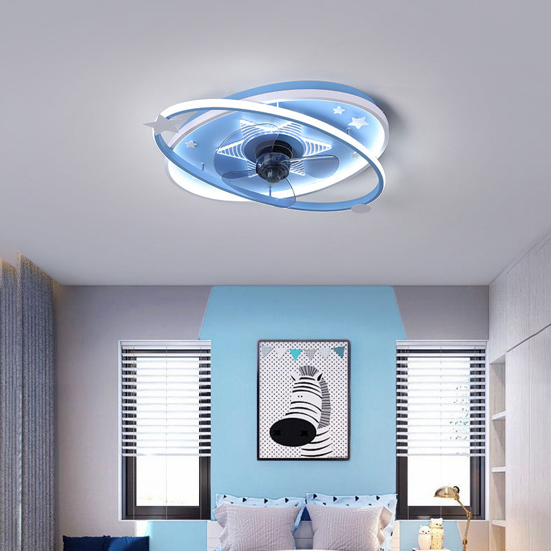 Intelligent Modern Iron Children's Bedroom Chandelier