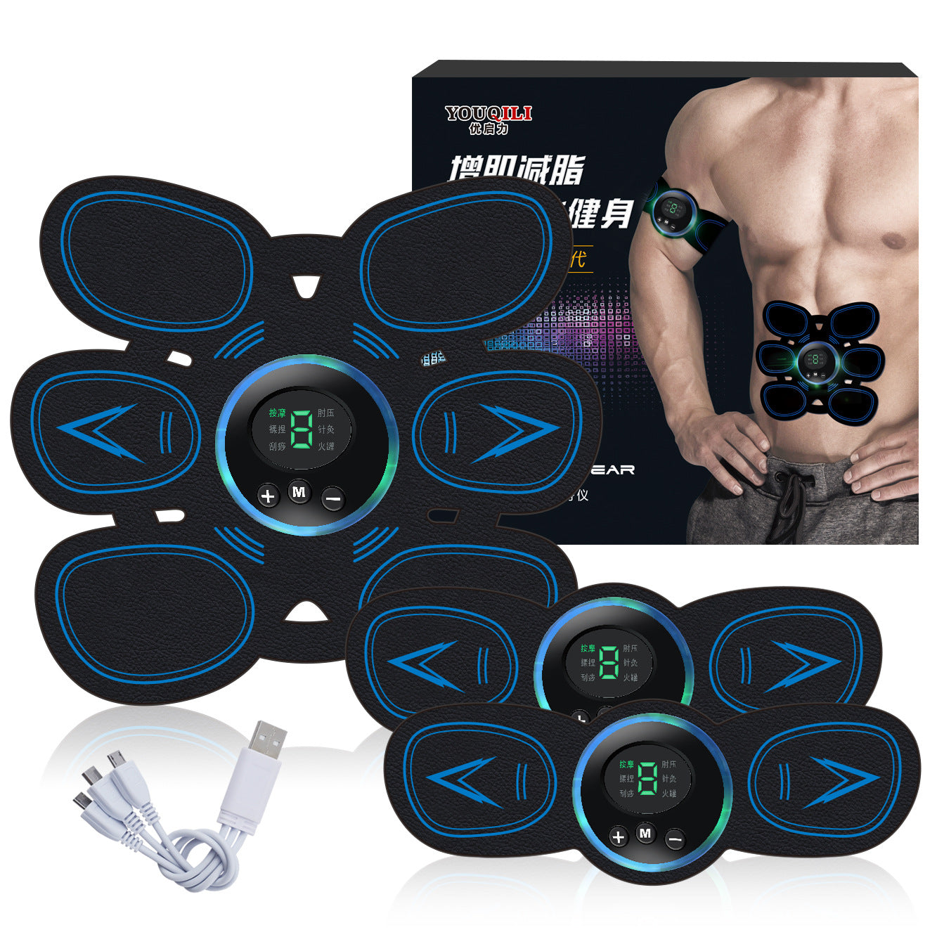 Exercise Muscle Stimulator for Training Fitness Equipment