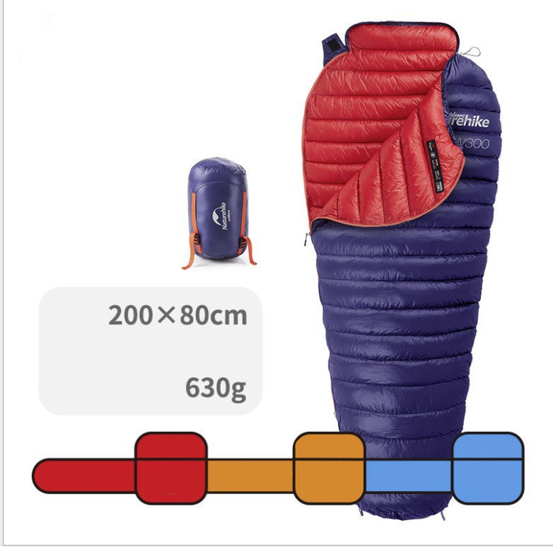 Camping Down Outdoor Sleeping Bag Winter Adult Down Sleeping Bag