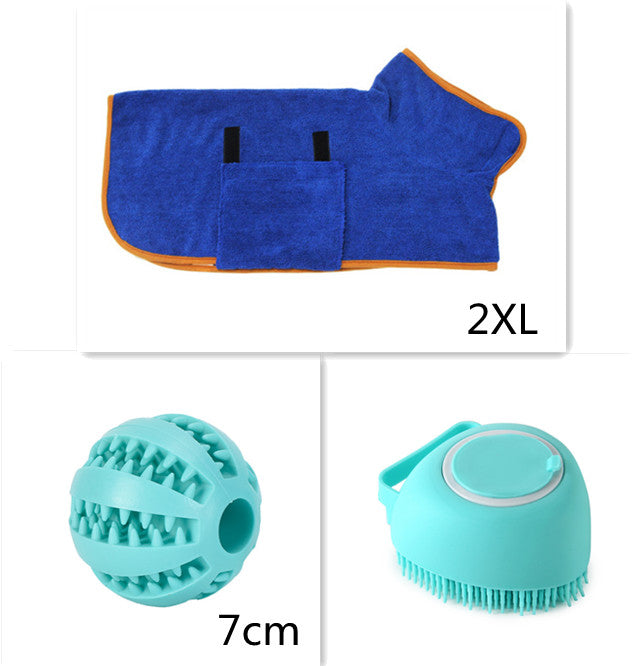 Pet Silicone Bath Cleaning Massage Comb Brush Glove Pet Bathroom Tool can Pour Shampoo Dog Grooming Supplies